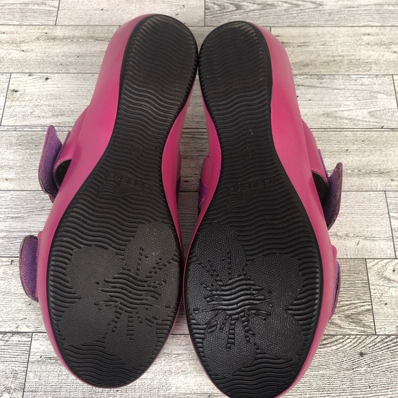 Dansko Dee Full Grain Leather Slide Fuchsia/Orchid size EU 40 = 9.5 - 10 USA